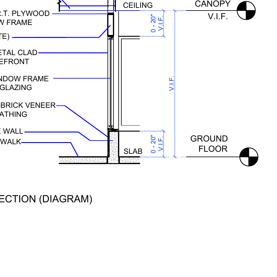 Market Fit-Out — Commercial fit-out drawing / rendering, Falmouth, MA